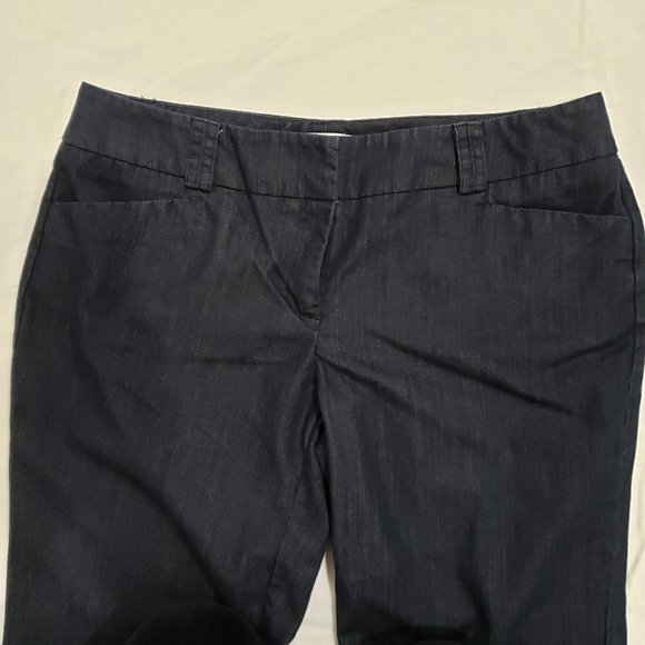 New York & Company Dark Blue Stretch Pants Size 8P - Picture 2 of 6
